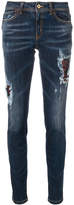 Thumbnail for your product : Just Cavalli skinny distressed jeans
