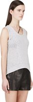 Thumbnail for your product : Helmut Lang Grey Open Knit Tank Top