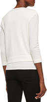 Thumbnail for your product : Magaschoni 3/4-Sleeve Embellished Cashmere Cardigan