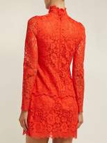 Thumbnail for your product : Dolce & Gabbana Cotton-blend Lace Dress - Womens - Red
