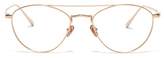 Thumbnail for your product : Linda Farrow Aviator Glasses - Womens - Gold