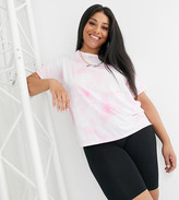 Thumbnail for your product : New Girl Order Curve oversized t-shirt in tie dye