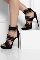 Thumbnail for your product : Alaia Suede platform sandals