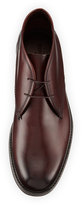 Thumbnail for your product : Ermenegildo Zegna Leather Chukka Boot, Burgundy