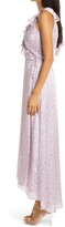 Thumbnail for your product : WAYF The Sylvia Sleeveless Ruffle High/Low Wrap Dress