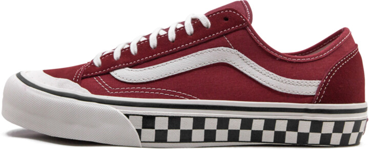 vans white and red stripe