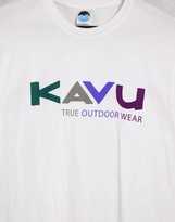 Thumbnail for your product : Kavu Multi T-shirt in white Exclusive to ASOS