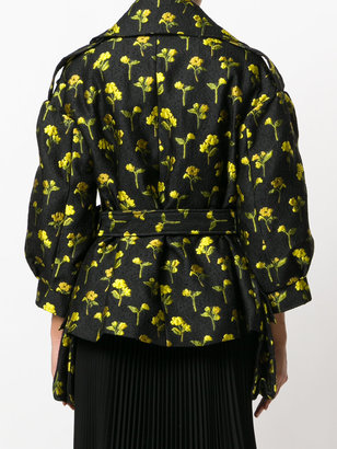 Simone Rocha asymmetrical floral jacket