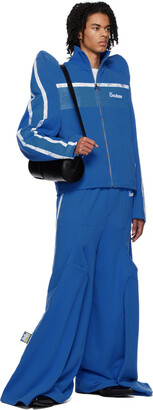 ANONYMOUS CLUB Blue Striped Sweater - ShopStyle