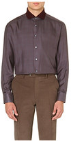 Thumbnail for your product : Brioni Knit-collar cotton shirt - for Men