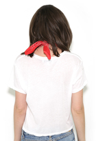 Thumbnail for your product : Wildfox Couture Crossroads Middie Tee in Clean White