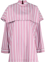 Thumbnail for your product : Enfold Striped Ruffle Blouse