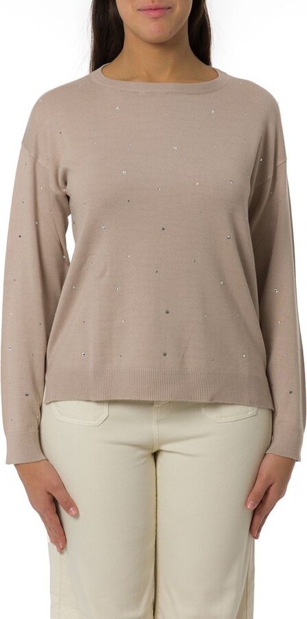 Emme Marella Embellished Crewneck Jumper