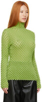 Thumbnail for your product : Bottega Veneta Green Polyester Turtleneck
