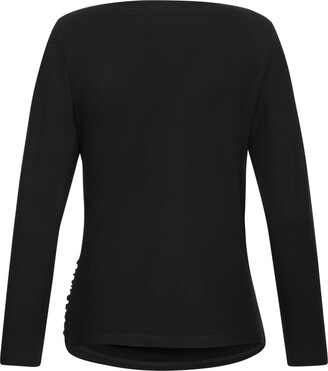 Marianna Déri Women's Draped Shirt - Black