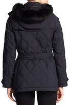 Thumbnail for your product : Burberry Benley Fur-Trim Quilted Jacket