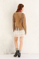 Thumbnail for your product : Urban Outfitters Ecote Fringe Western Suede Jacket