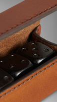 Thumbnail for your product : Burberry Sartorial Leather Dice Set With Case