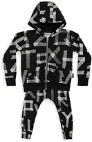 Thumbnail for your product : Nununu Little Boy's & Boy's Masking Tape Light Zip- Front Hoodie