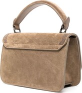 Thumbnail for your product : Brunello Cucinelli Monili-chain suede crossbody bag