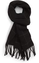 Thumbnail for your product : Polo Ralph Lauren Reversible Windowpane Wool Blend Scarf