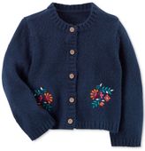 Thumbnail for your product : Carter's Embroidered Floral Cardigan, Baby Girls (0-24 months)