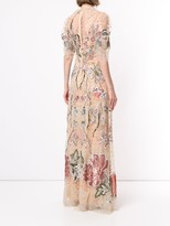 Thumbnail for your product : Biyan Floral-Embroidered Tulle Gown