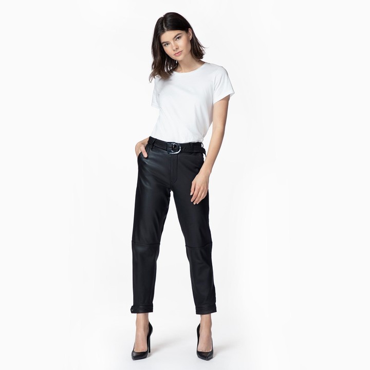 j brand jonah leather pant