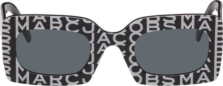 MARC JACOBS Sunglasses - black/white/black - Zalando.de