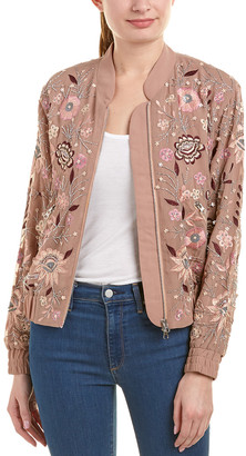 beaded bomber jacket