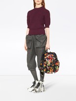 Thumbnail for your product : Miu Miu Nylon Floral Print Backpack
