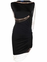Thumbnail for your product : Thierry Mugler Wrap Chain Sleeveless Dress