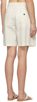 Thumbnail for your product : Low Classic Off-White Cotton Half Pant Shorts