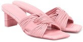 Thumbnail for your product : Mercedes Castillo Calisse leather sandals