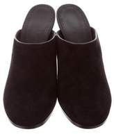 Thumbnail for your product : Alexa Wagner Suede Round-Toe Mules w/ Tags