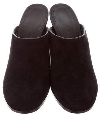 Alexa Wagner Suede Round-Toe Mules w/ Tags