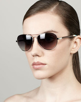 Thumbnail for your product : Toms Classic 301 Sunglasses, Silver/Light Blue