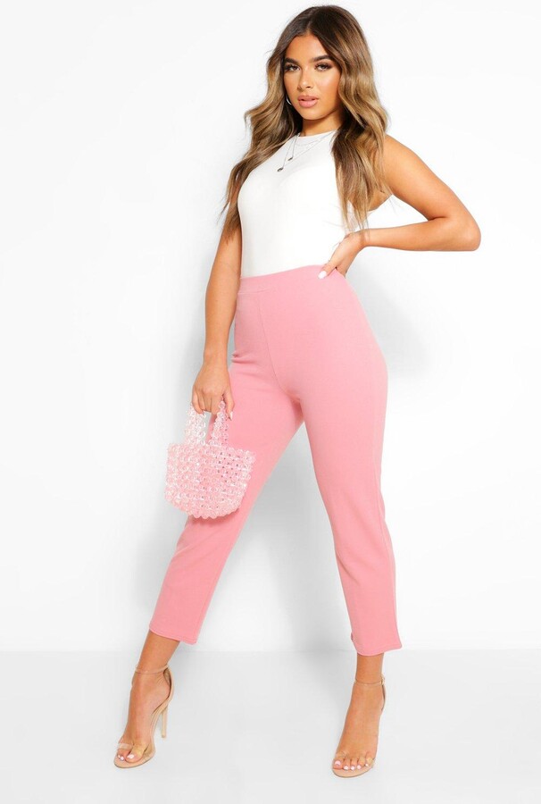 pink petite pants