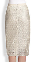 Thumbnail for your product : By Malene Birger Glorious Laija Crocheted Lace Skirt