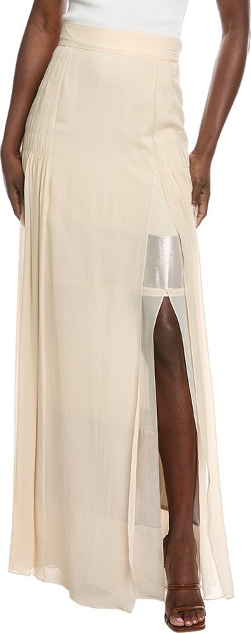 Akris Silk Maxi Skirt
