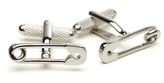 Thumbnail for your product : Perry Ellis Safety Pin Novelty Cufflinks