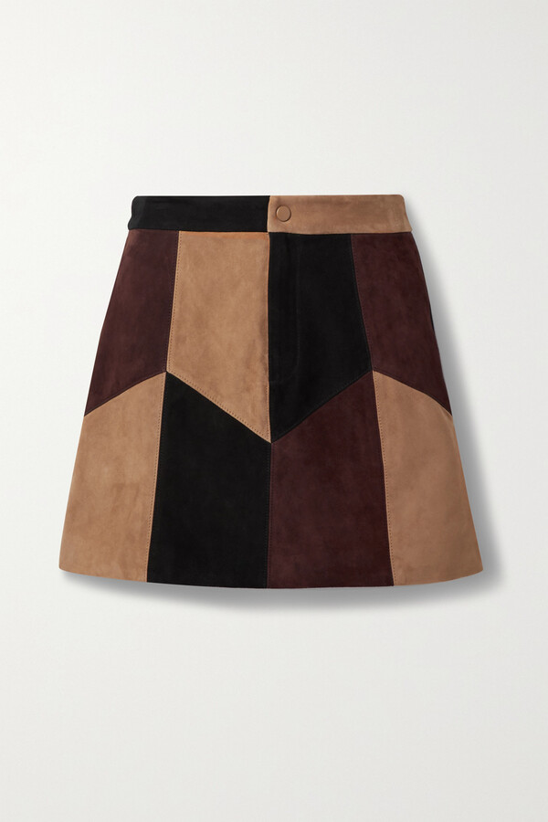 suede mini skirts