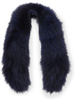 Thumbnail for your product : Alice + Olivia Izzy Fox Fur Collar, Navy