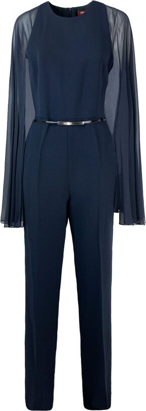 Studio Max Mara Vertice Crewneck Long-Sleeved Jumpsuit