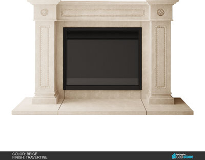 Los Angeles Cast Stone Berlin Fireplace Surround