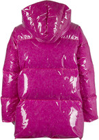 Thumbnail for your product : Goose Tech Laura - Polyurethane Asymmetric Down Jacket With Hood