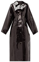 Thumbnail for your product : Kassl Editions Detachable-sleeve Pvc-coated Raincoat - Black
