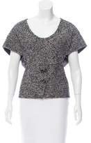 Thumbnail for your product : Behnaz Sarafpour Tweed Wool Top
