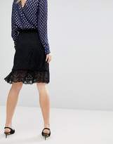 Thumbnail for your product : Ichi Lace Wrap Skirt