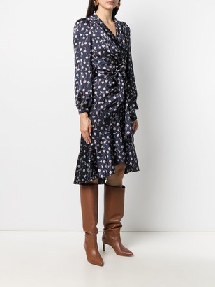 Diane von Furstenberg Floral-Print Wrap Dress